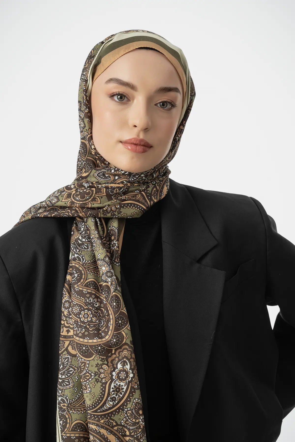 Terra Desen Şal - Yeşil
