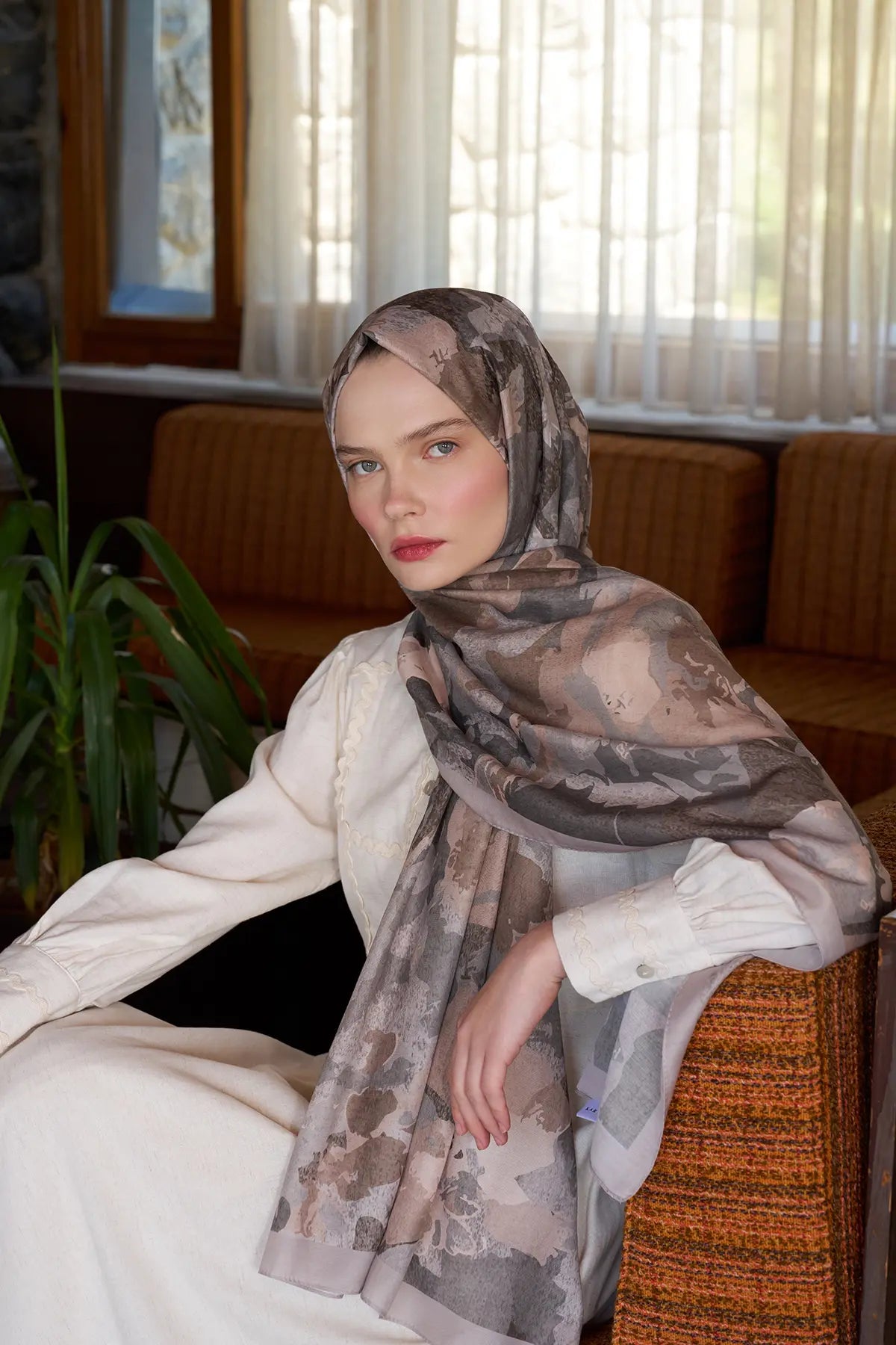 Flora Desenli Kil Şal - S07