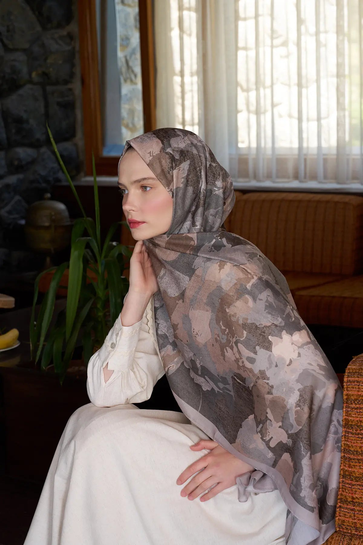 Flora Desenli Kil Şal - S07