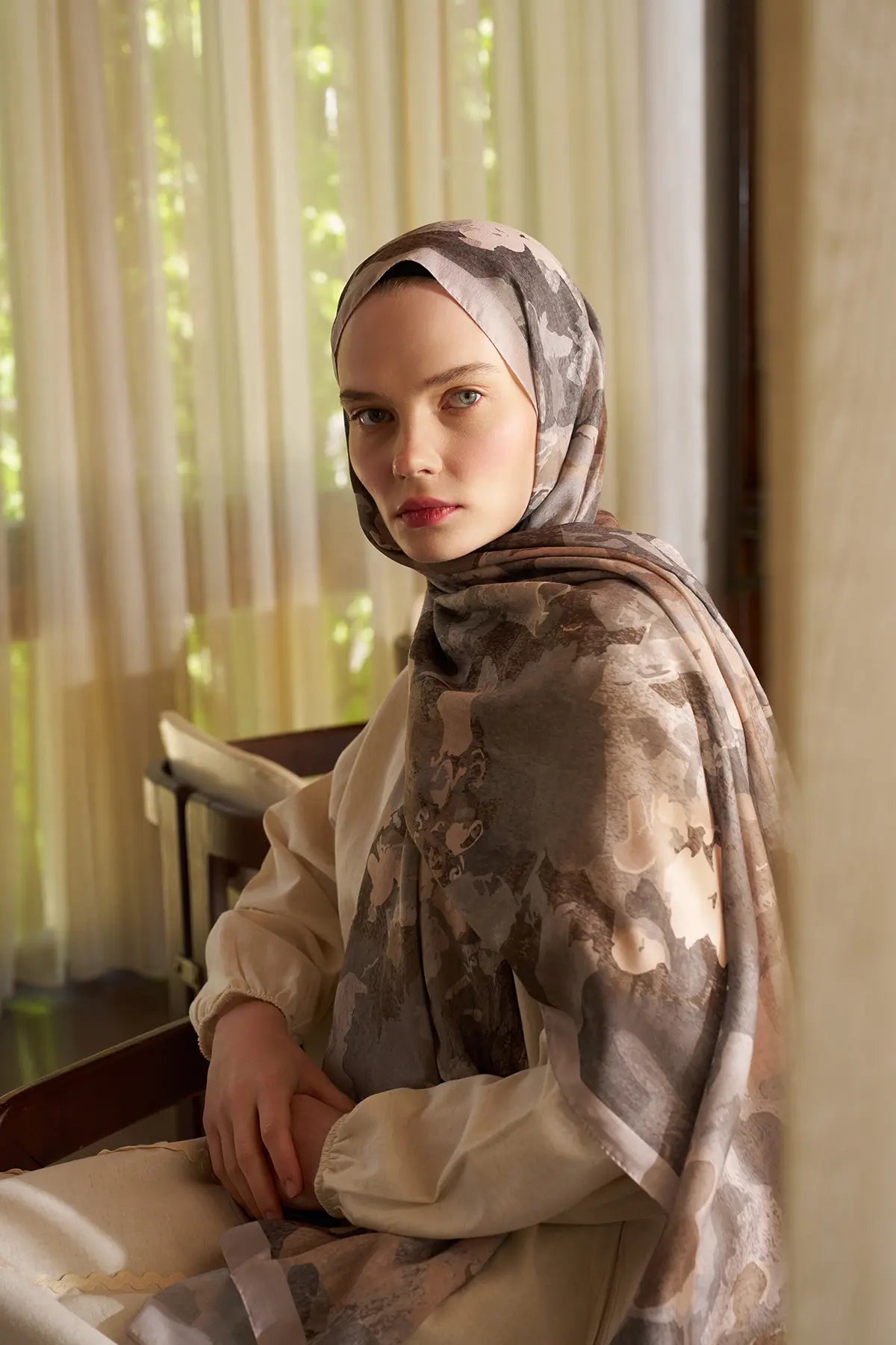 Flora Desenli Kil Şal - S07