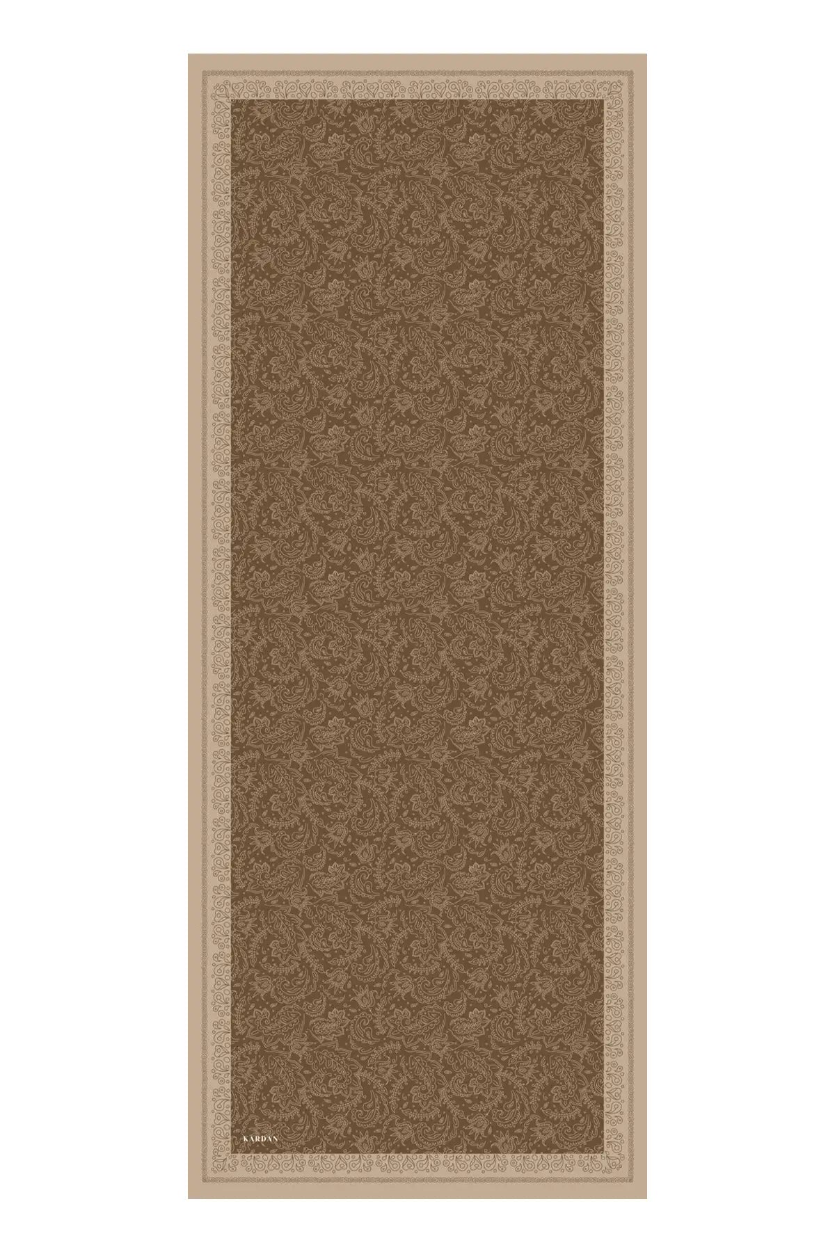 Rosa Desen Şal - Safran - M12