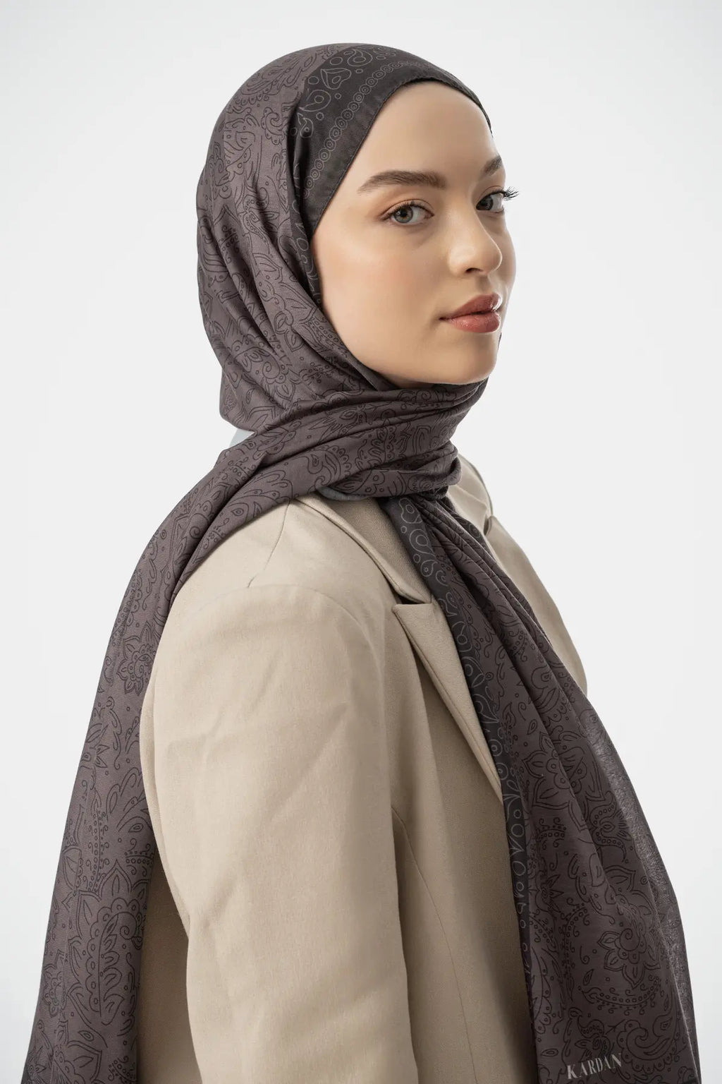 Rosa Desen Şal - Taflan