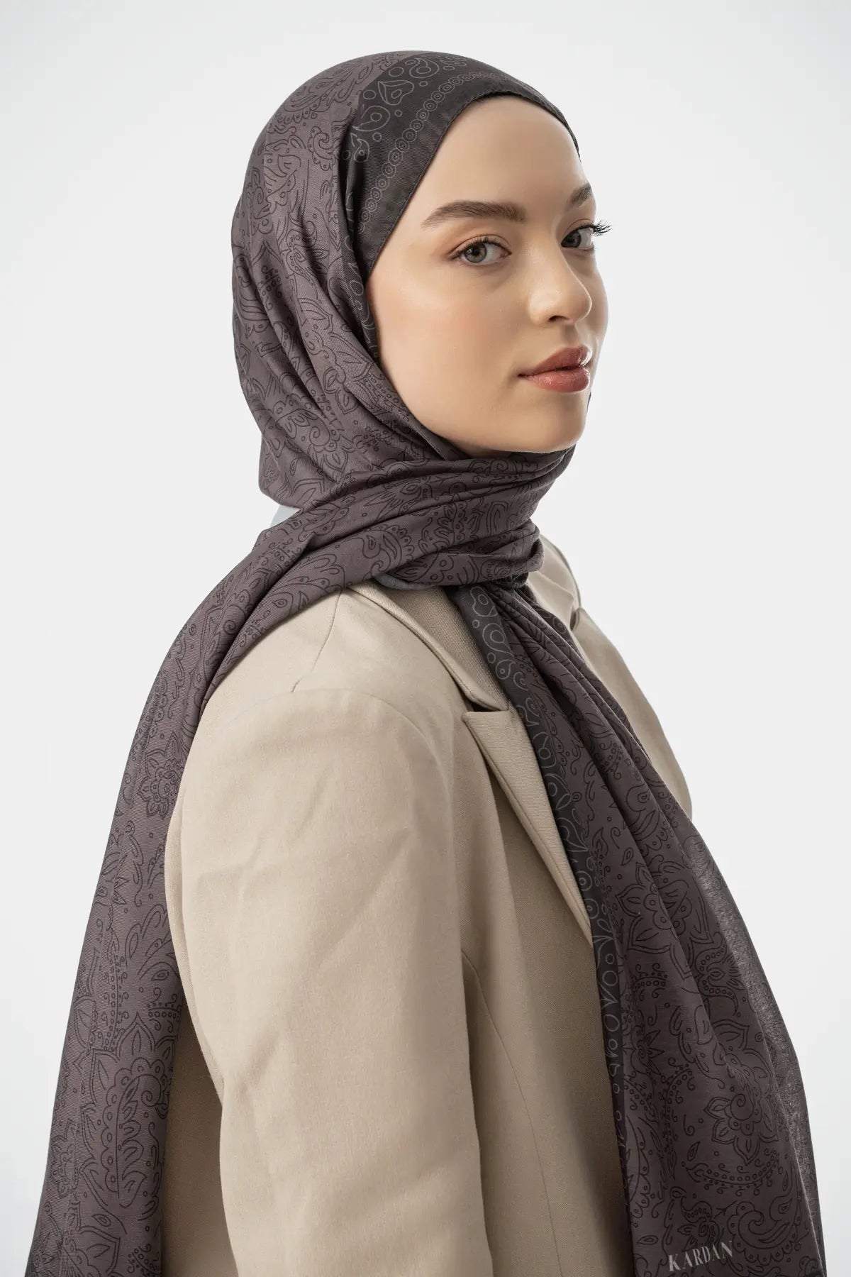 Rosa Desen Şal - Taflan