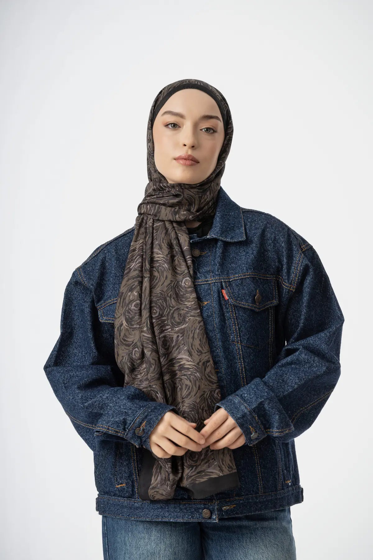 Vera Desen Şal - Kahverengi