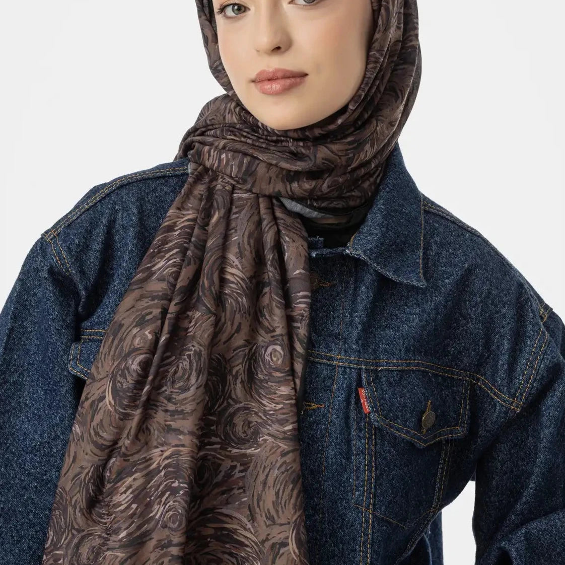 Vera Desen Şal - Acı Kahve - S21