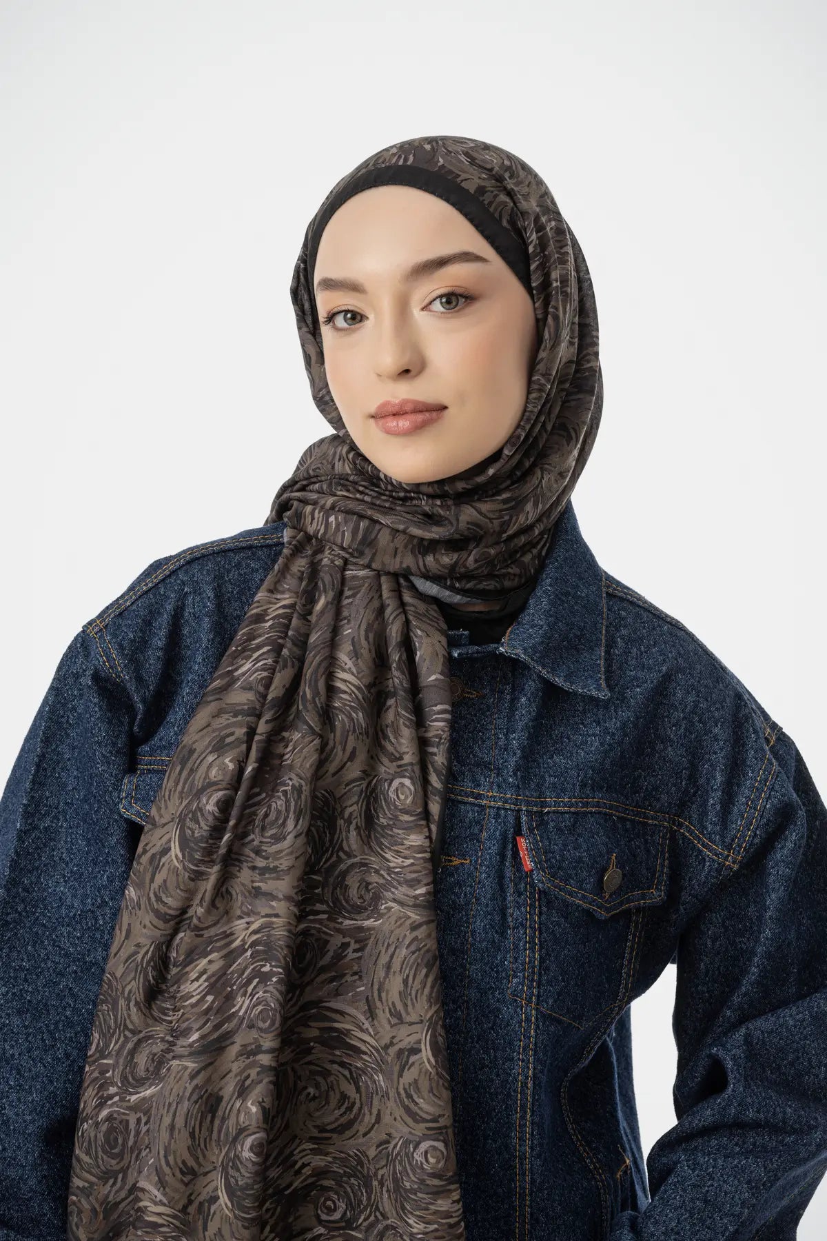 Vera Desen Şal - Kahverengi