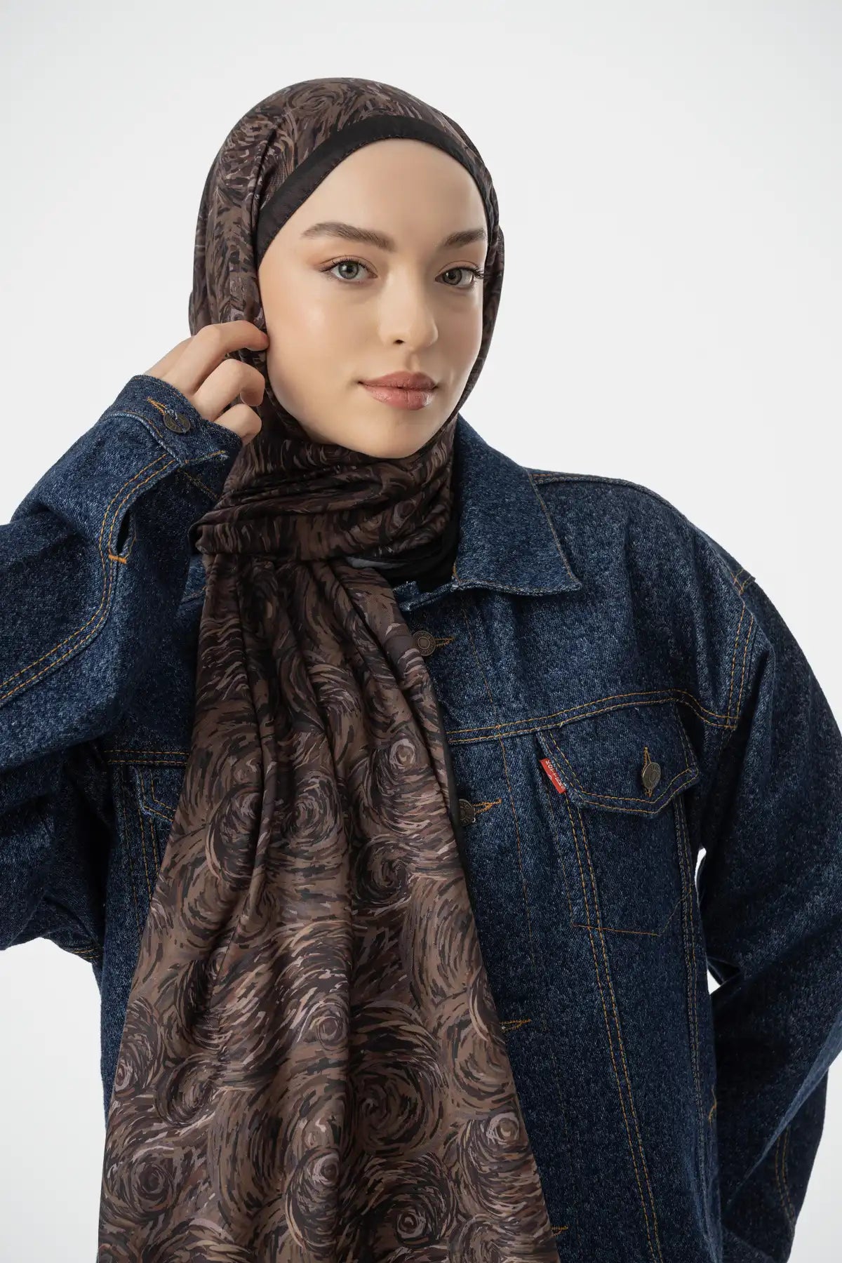 Vera Desen Şal - Acı Kahve - S21