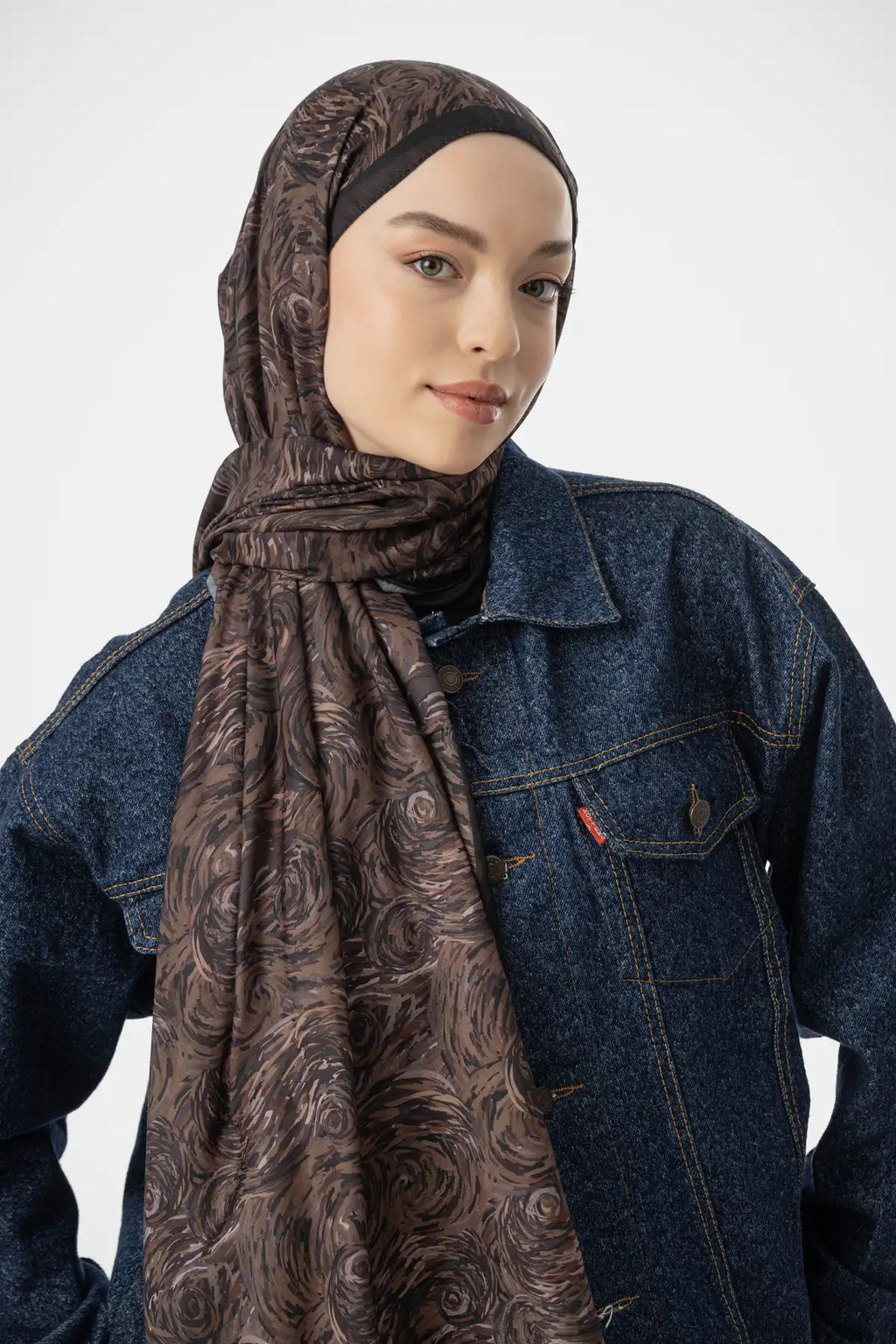 Vera Desen Şal - Acı Kahve - S21