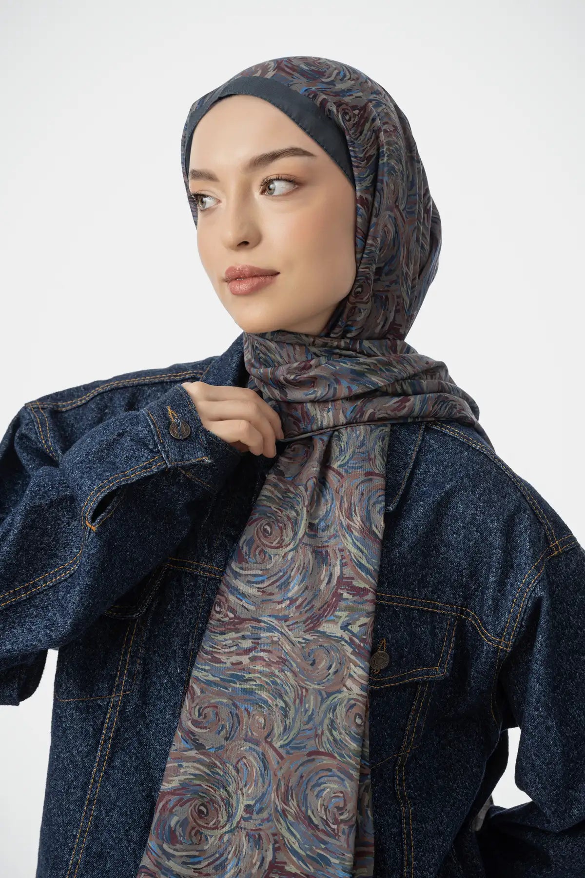 Vera Desen Şal - Nefti Yeşil - S20