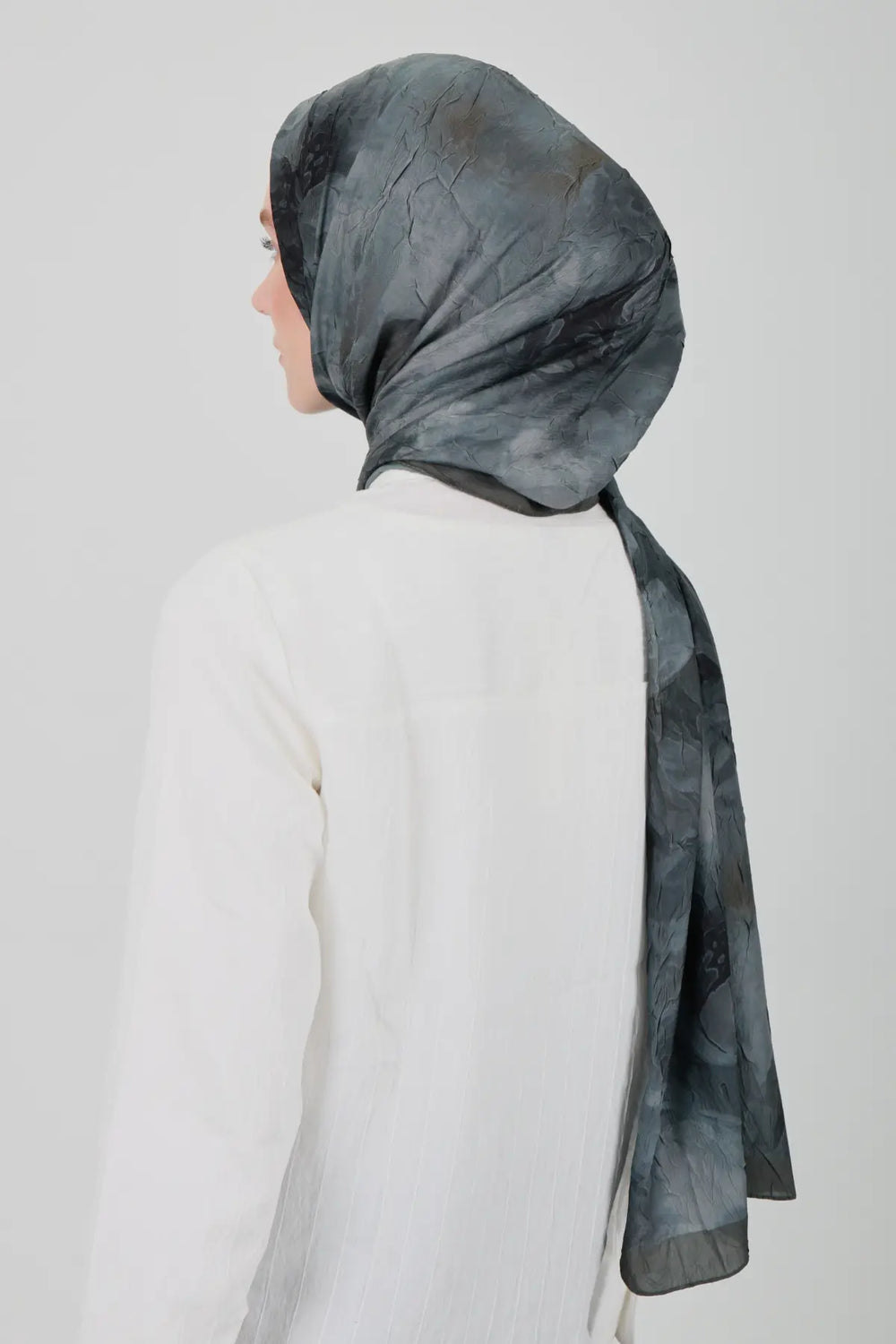 Neva Desenli Soluk Yeşil Şal - S27