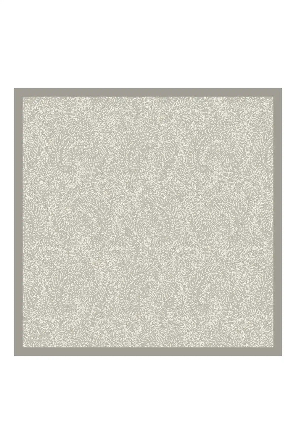Paisley Desenli Bej Eşarp - MK05