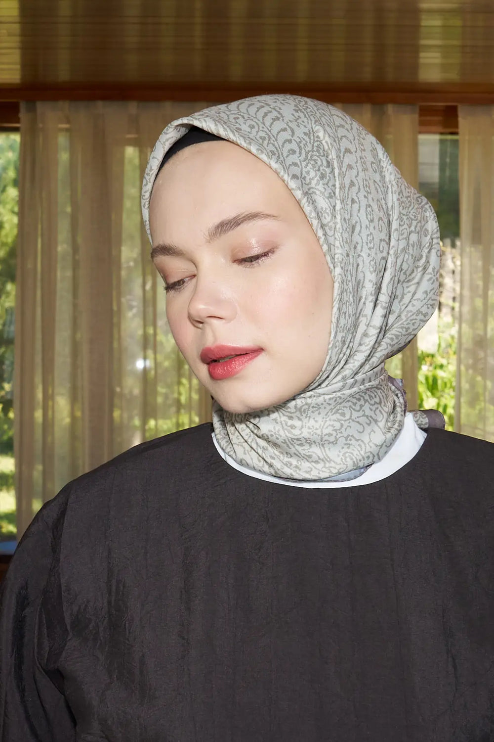Paisley Desenli Çağla Eşarp - MK06