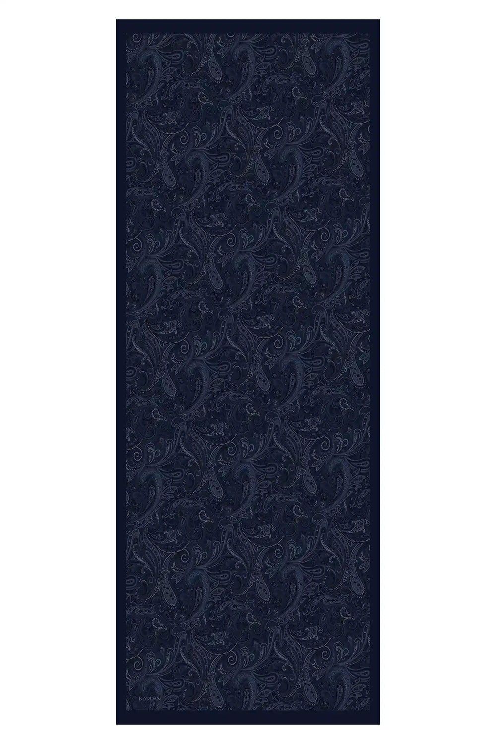 Paisley Desenli Lacivert Şal - MK07