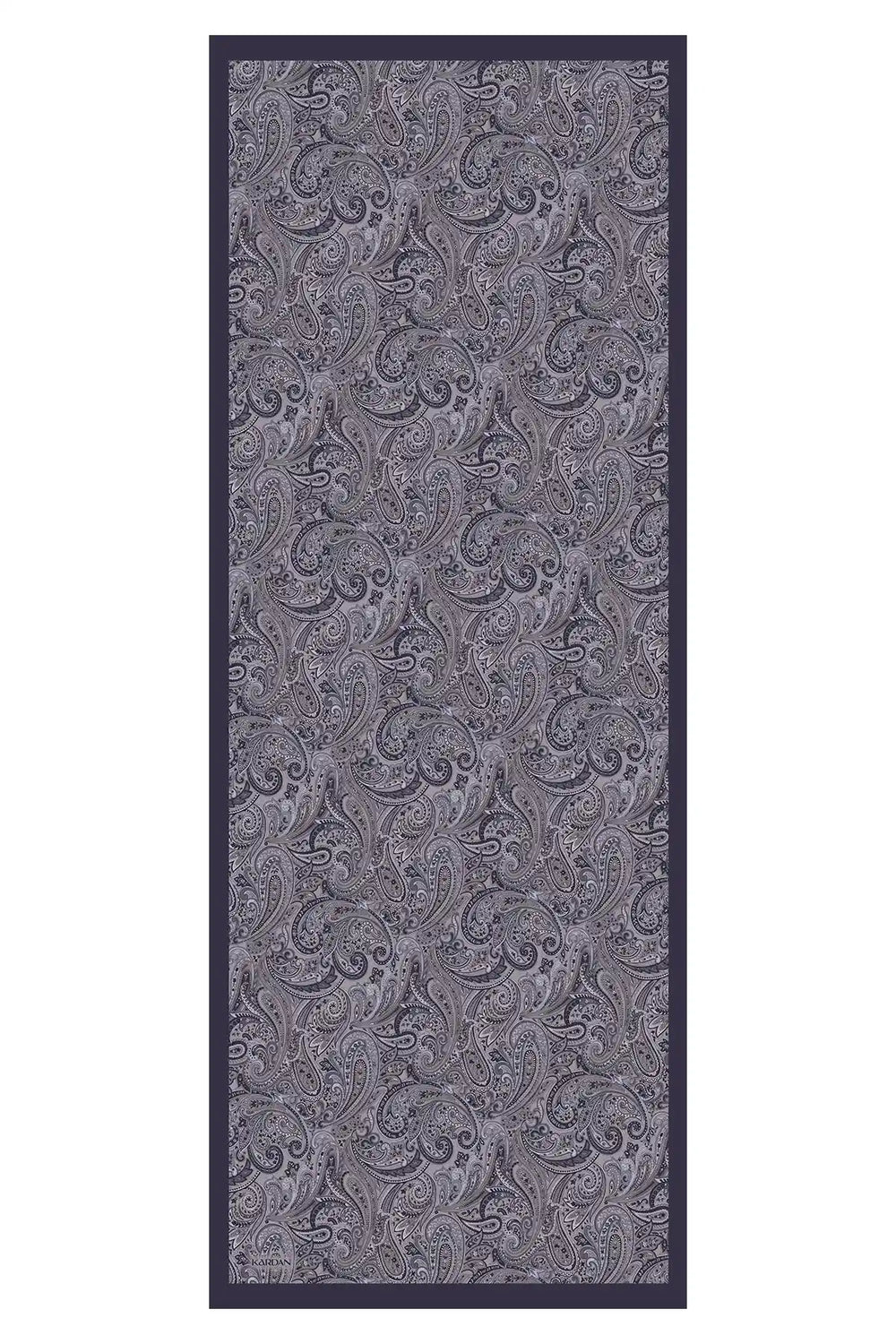 Paisley Desenli Soluk Lila Şal - MK08