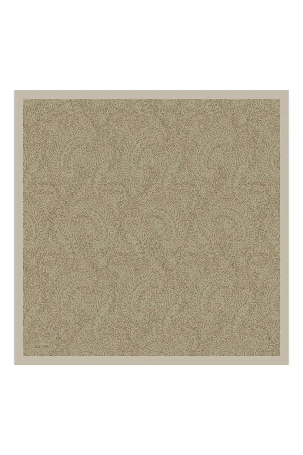Paisley Desenli Yeşil Eşarp - MK04