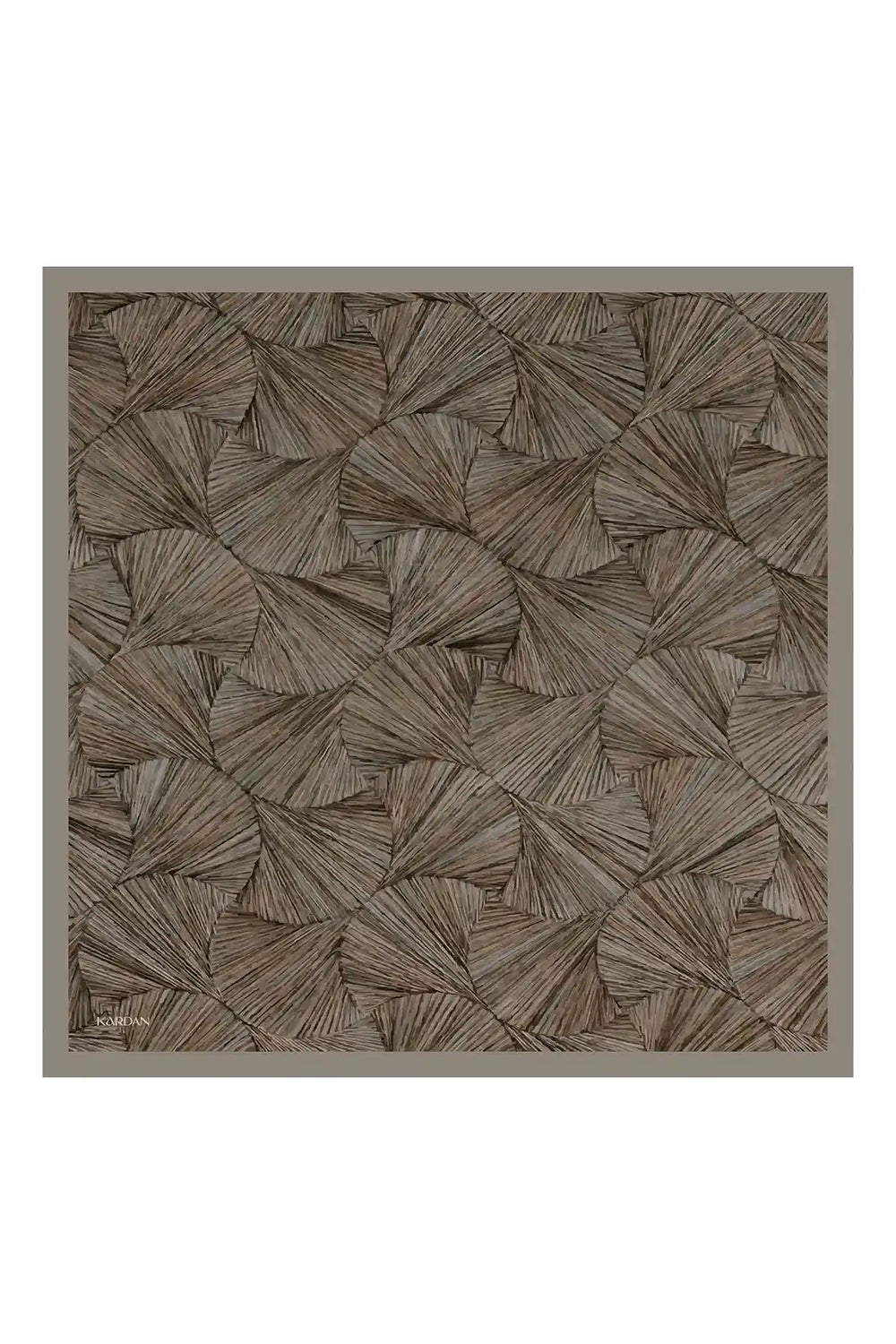 Prizma Desenli Toprak Eşarp - S04