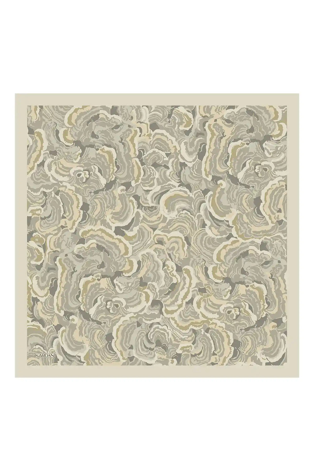 Sedef Desenli Soft Yeşil Eşarp - S07