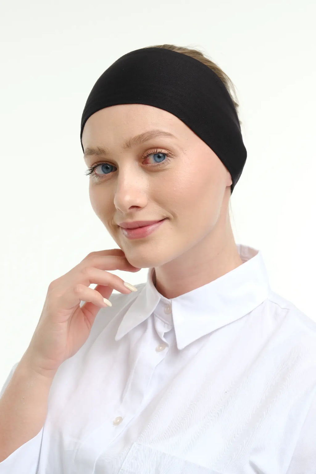 Silikonlu Bandana - Siyah