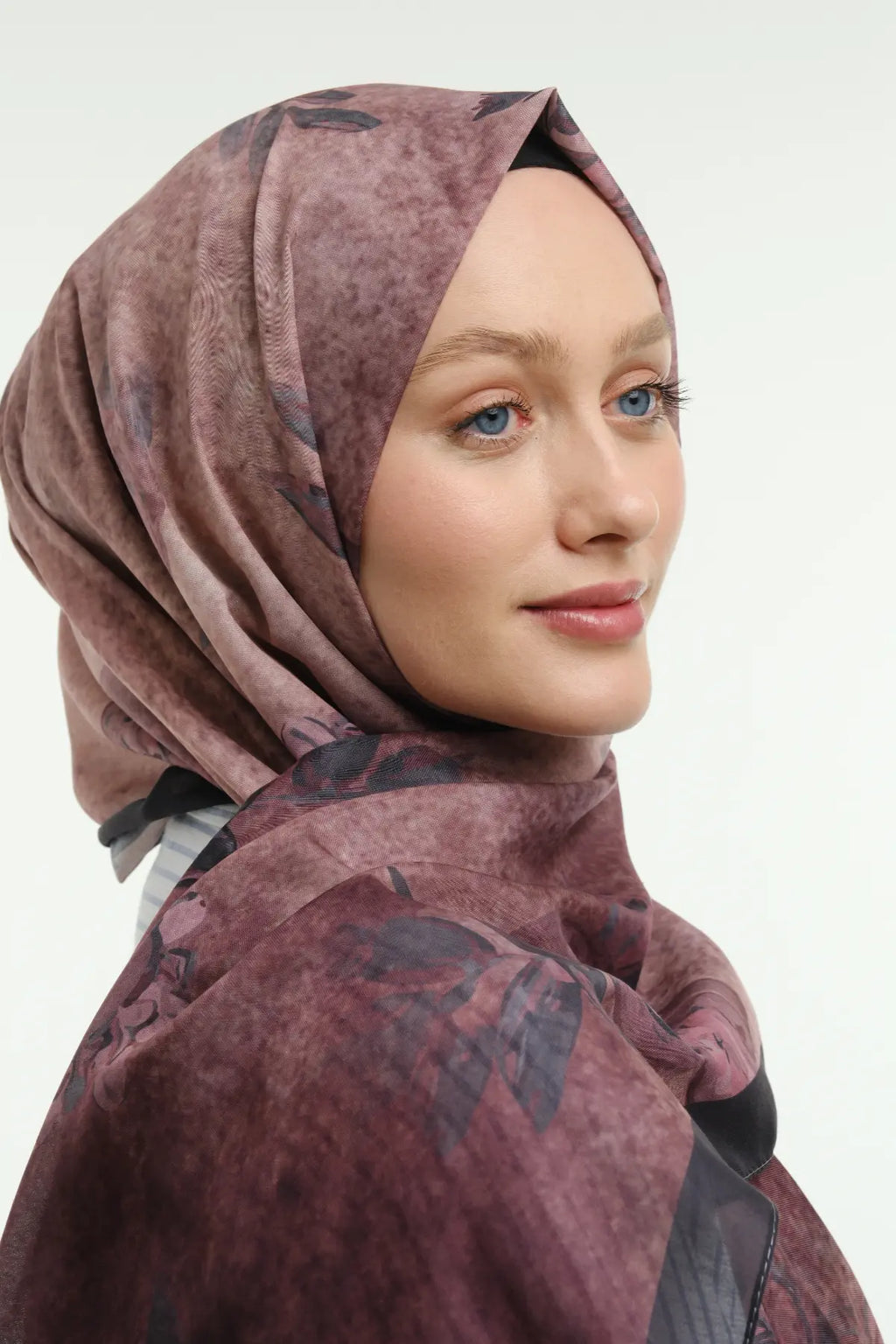Terra Desen Şal - Gül Kurusu