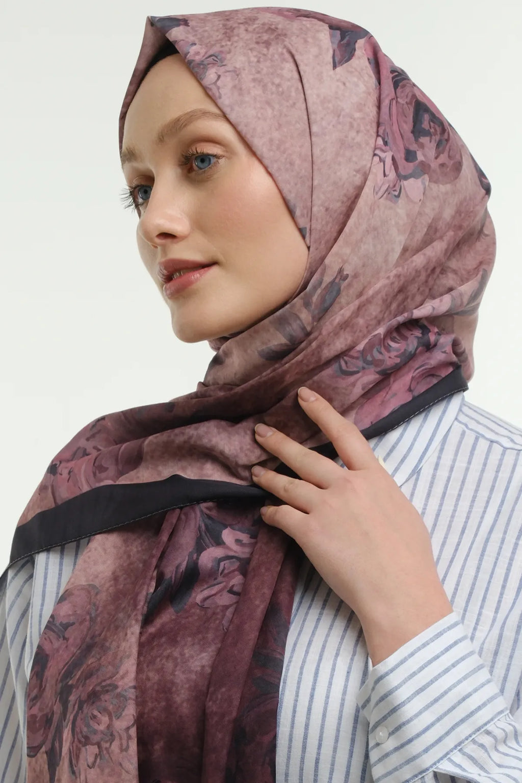 Terra Desen Şal - Gül Kurusu
