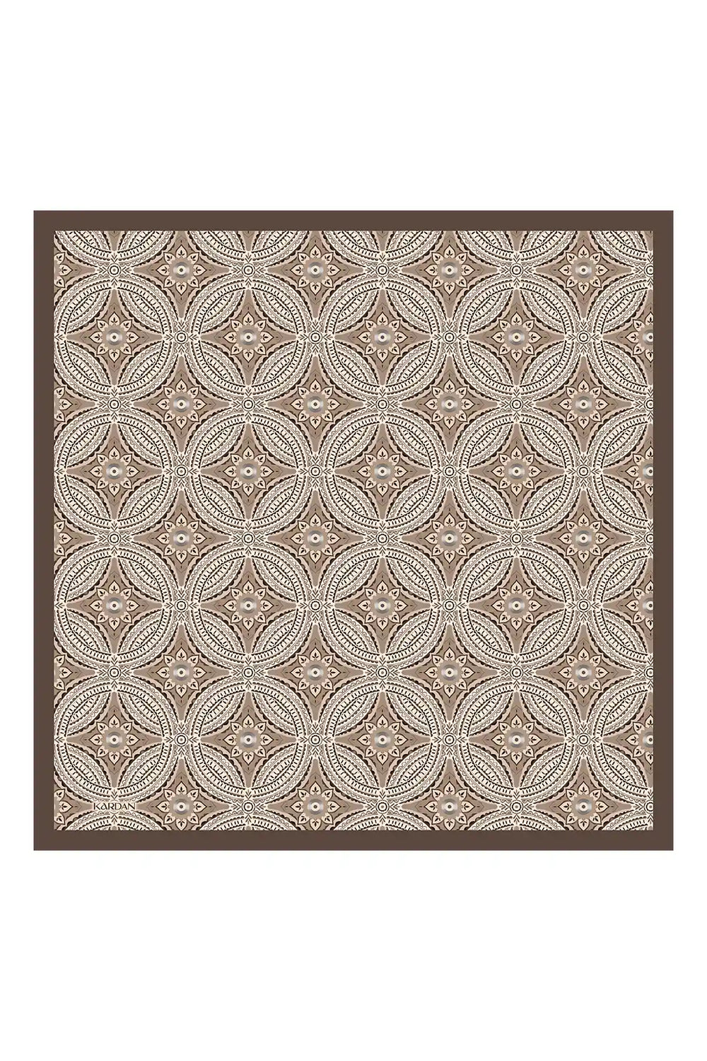 Tessera Desenli Haki Eşarp - MG01